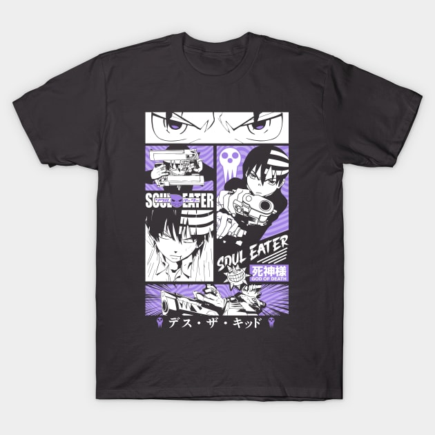 Death The Kid Comic Panel (SE) T-Shirt by TrueStory